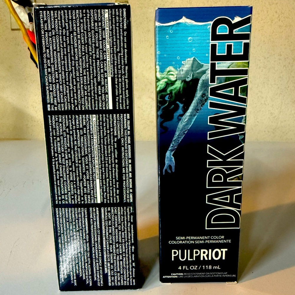 New Pulpriot 4oz, semi permanent color 2 tubes